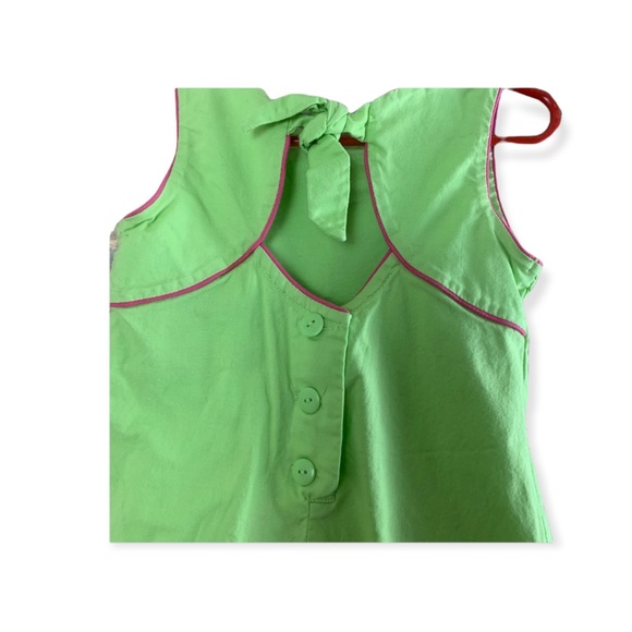 Rare Editions Sz2T Green Flamingo 🦩 Dress 👗 - Picture 4 of 6